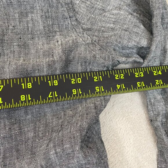 Claiborne Mens 100% Linen Shirt Size XL Long Sleeve Button Down Slim Fit Casual - Picture 4 of 9